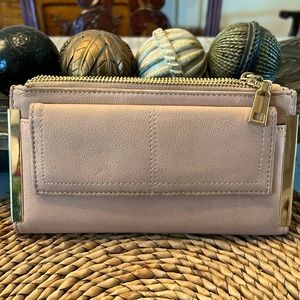 Practical beige wallet